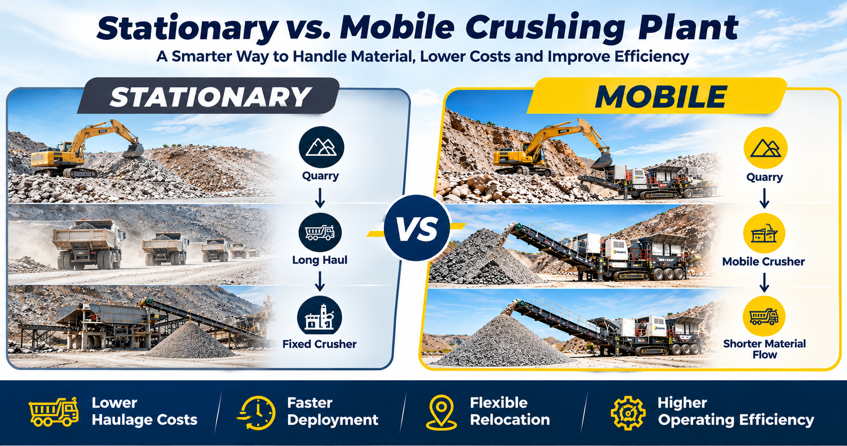 Mobile vs. Stationary Crushing Plant: Which Should You Choose?