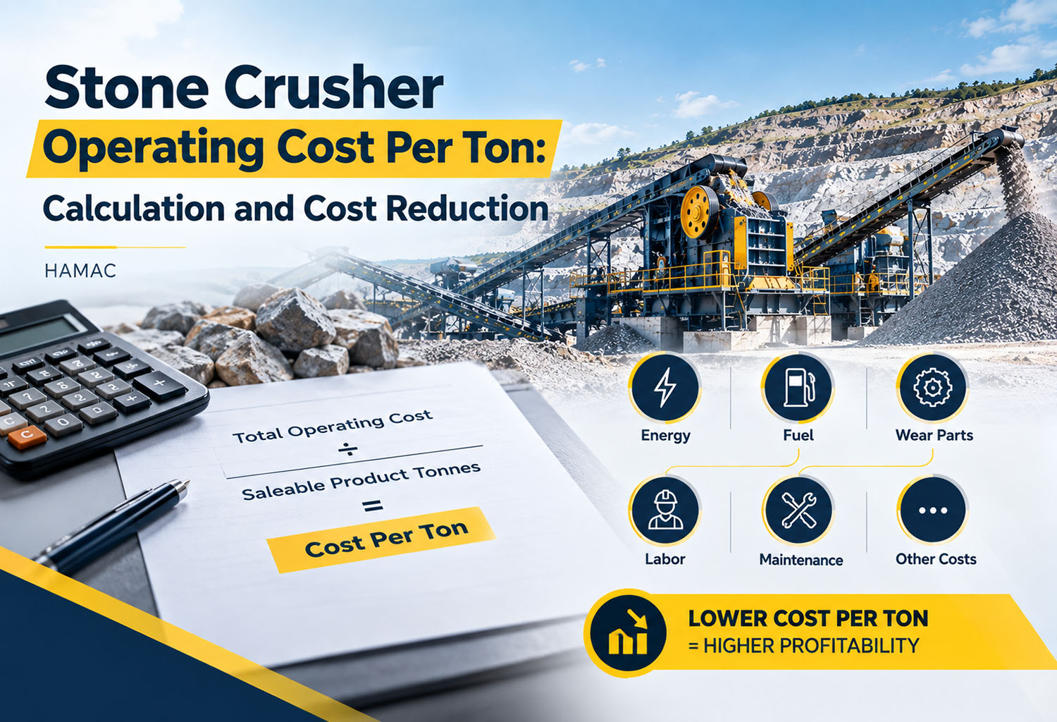 Stone Crusher Cost Per Ton Formula