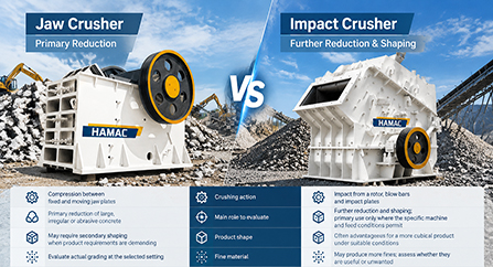Jaw Crusher vs. Impact Crusher for Concrete Recycling | HAMAC